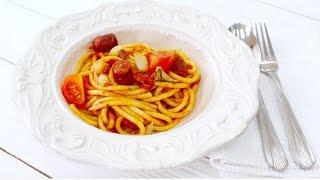 Паста Букатини с Колбасками / Bucatini Pasta with Sausage