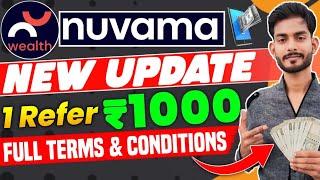 1 Refer ₹1000 | Nuvama Demat Account Refer And Earn New Update | New Demat Account Referral Program