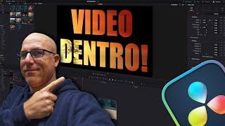 Tecnica segreta : come inserire UN VIDEO NEL TESTO con DaVinci Resolve!