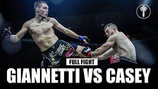 Joe “Skeletor” Giannetti  vs Pat “Gorilla Ninja Casey  | Cage Titans 62 FULL TITLE FIGHT