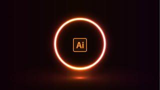 Realistic Neon Light Effect in Adobe Illustrator EPS. 2