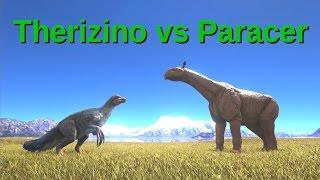 Therizinosaurus vs Paracer || ARK: Survival Evolved