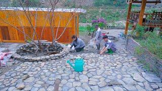 LIVING sustainably! Construction engineer with 10 dollars builds beautiful roads and green farms