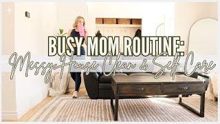 2025 BUSY WORKING MOM ROUTINE: Messy House Clean with me & Selfcare w/ Yesoul G1M Plus Bike