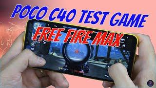 Xiaomi POCO C40 Test Game Free Fire Max!  Drain Battery And Temperatures!