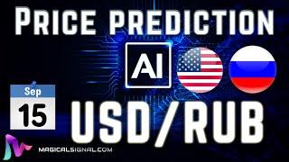 U.S. Dollar with Russian Ruble (USD/RUB) price prediction with AI  | Sep 16,Российский рубль, США