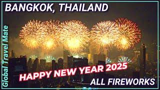 Best Views of the New Year Fireworks 2025 Bangkok  Thailand