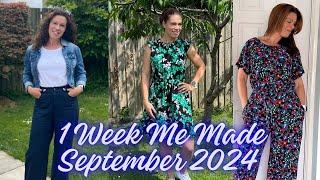 1 Week Me Made - September 2024 (Who did I bump into this week!)