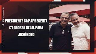 Presidente Bap apresenta CT George Helal para José Boto