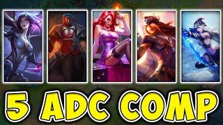 WE PICKED 5 ADC CHAMPIONS... THE RESULTS WILL SHOCK YOU - League of Legends
