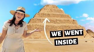INSIDE THE OLDEST PYRAMID in The WORLD - Saqqara Egypt // Egypt Travel Vlog