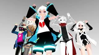 mmd sans  Caramell Dansen