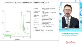 Pittcon 2015 Seminar: The Benefits of Using Ion Chromatography with Mass Spectrometry