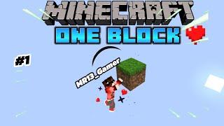 First Day In Minecraft One Block #1 | #minecraft #viral #trending