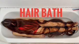 HAIR BATH (PREVIEW) FREE on PATREON #ExtremeHair #SilkyHair #HairWrapped #HairFantasy #BathingBeauty