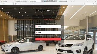 Aplikasi Showroom Mobil codeigniter - gratis source code