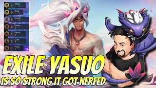 Exile Yasuo on PBE was so strong! | TFT Fates | Teamfight Tactics