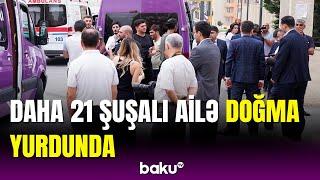 Bakıdan Şuşaya növbəti köç karvanı yola salındı