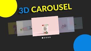 How to use 3D Carousel For Your Website | Materialize Carousel Tutorial