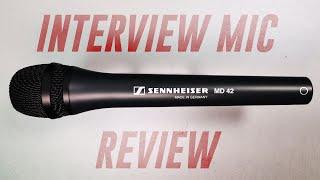 Sennheiser MD42 Interview Mic Review/Test (Compared to EV635a, RE50B, HM-M2, Reporter, Interviewer)