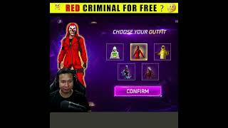 Red Criminal For Free ??  Real or Fake #shorts #tondegamer