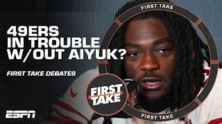 A LARGE STEP BACK! - RC warns 49ers about NFC repeat chances without Brandon Aiyuk | First Take