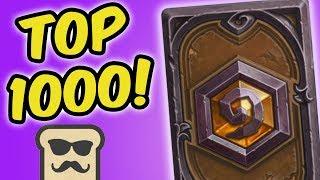 TOP 1000 LEGEND WITH RNG SHAMAN! | HEARTHSTONE | DISGUISED TOAST