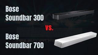 Bose Smart Soundbar 300 vs 700