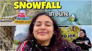 Experienced SNOWFALL for the first time (FINALLY) ️ Himachal Series : Part-3