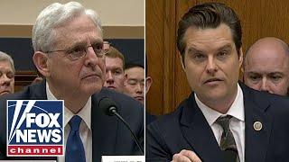 Gaetz grills Garland on Trump cases: 'I don't need a history lesson'