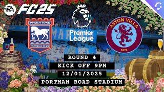 FC25 | EPL R4 | Ipswich Town vs Aston Villa | GIA Football