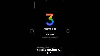 Finally Realme 7 Update Realme UI 3.0 ? & Android 12  #realme #realme7 #realmeui