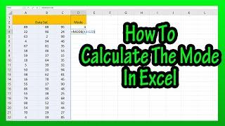 How To Calculate (Find) The Mode In Excel Explained - The Mode Function In Excel