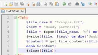 PHP 15 - Creating, writing, reading files Tutorial