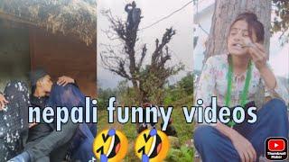 @viralvideos1m355 nepali funny videos 2022 || TikTok videos  @Mrbvlog_official @rajkumarthapamagar32
