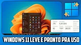 Windows 11 LEVE com ISO Oficial MICROSOFT (Boot e instalação Completa)