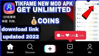 tikfame mod apk 2023 get unlimited coins get 10k followers in day