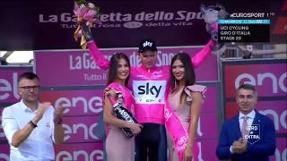 First ever Pink Jersey for Chris Froome - Giro d'Italia 2018