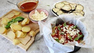 Un'idea facile  e veloce per la cena: TORTINO DI MELANZANE E PATATE- La cucina di Rita