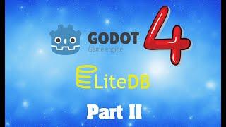 Godot 4: Use LiteDB NoSQL Part 2