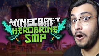 HEROBRINE SMP MAIN STREAM IS FINALLY HERE | RAWKNEE