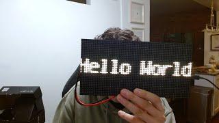 Setting up Adafruit RGB Board with Hello World Text for BEGINNNERS!