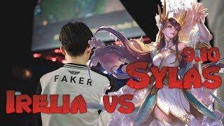 Faker - Irelia vs Sylas Mid - LoL Season 9 KR Ranked | League Of Legends