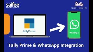 Tally Prime and WhatsApp integration