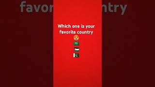 I hope all countries is your favorite but which one is best ️