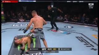 Gaethje knockedout  Poirier  #fight #like #share #trending #share #ufc