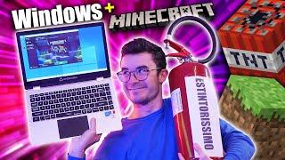 HO INSTALLATO WINDOWS 10 SUL LAPTOP DI ORDISSIMO E AVVIATO MINECRAFT! *con finale tragico*