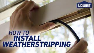 How To Install Weatherstripping