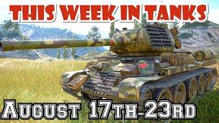 This Week in Tanks: August 17th – August 23rd || World of Tanks SummerSlam Console PS4 XBOX