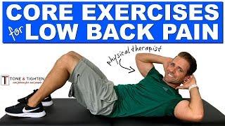 Best Core Exercises For Low Back Pain | Stenosis, Spondylosis, Spondylolysis, Spondylolisthesis